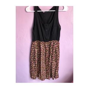 Black and Flowery Dress